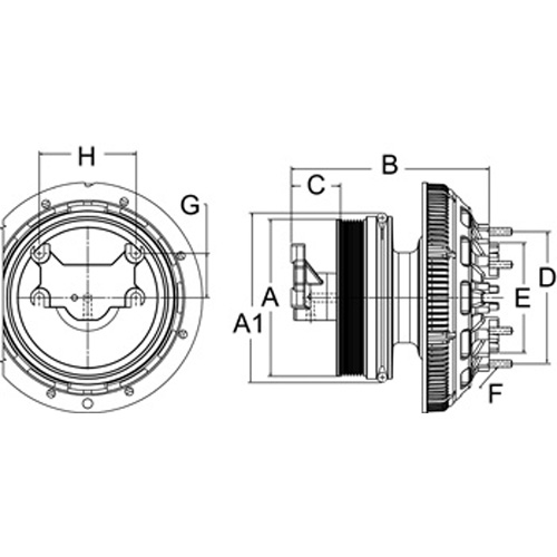 Horton 99A8129 Engine Cooling Fan Clutch