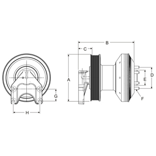 Horton 99A8132 Engine Cooling Fan Clutch