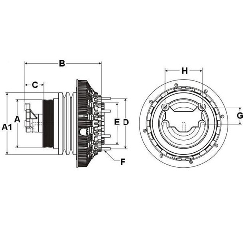 Horton 99A8163 Engine Cooling Fan Clutch