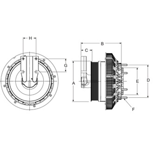 Horton 99A8188 Engine Cooling Fan Clutch