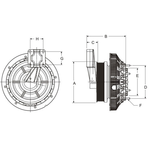 Horton 99A8189 Engine Cooling Fan Clutch