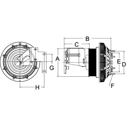Horton 99A8190 Engine Cooling Fan Clutch