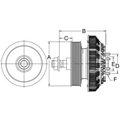 Horton 99A8191 Engine Cooling Fan Clutch