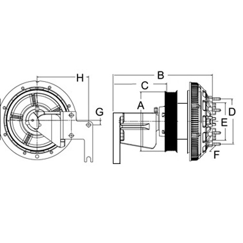 Horton 99A8194 Engine Cooling Fan Clutch