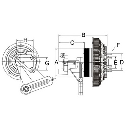 Horton 99A8205 Engine Cooling Fan Clutch