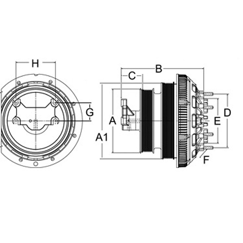 Horton 99A8207 Engine Cooling Fan Clutch