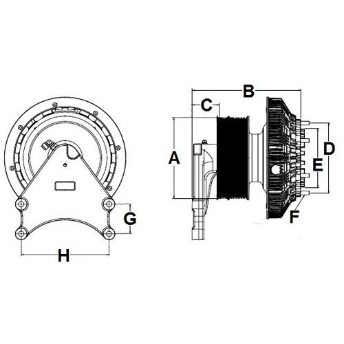 Horton 99A8215 Engine Cooling Fan Clutch