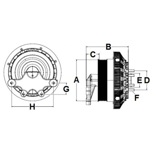 Horton 99A8217 Engine Cooling Fan Clutch