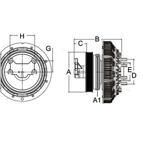 Horton 99A8232 Engine Cooling Fan Clutch