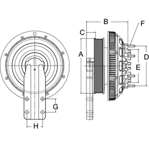 Horton 99A8234 Engine Cooling Fan Clutch