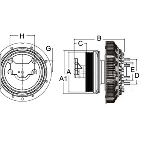 Horton 99A8238 Engine Cooling Fan Clutch