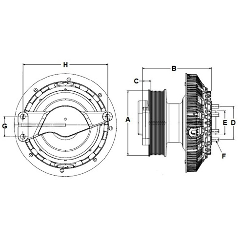 Horton 99A8246 Engine Cooling Fan Clutch