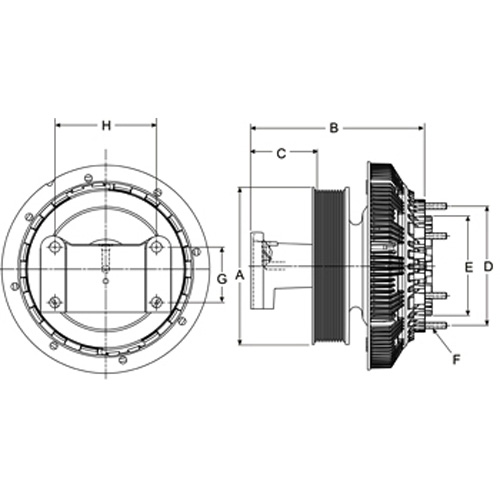 Horton 99A8270 Engine Cooling Fan Clutch