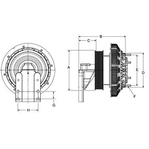 Horton 99A8273 Engine Cooling Fan Clutch