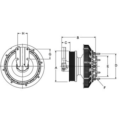 Horton 99A8289 Engine Cooling Fan Clutch