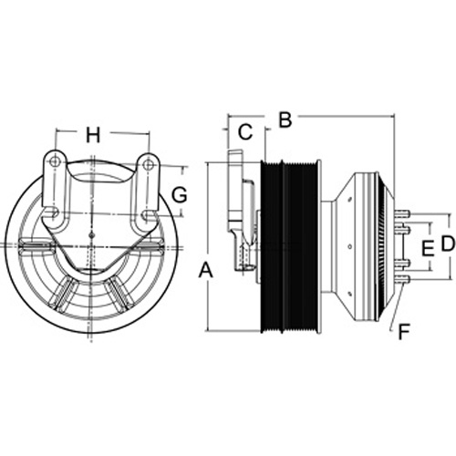 Horton 99A8634 Engine Cooling Fan Clutch