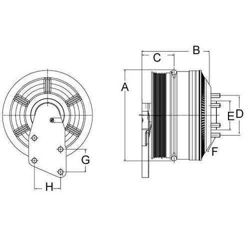 Horton 99A9037 Engine Cooling Fan Clutch