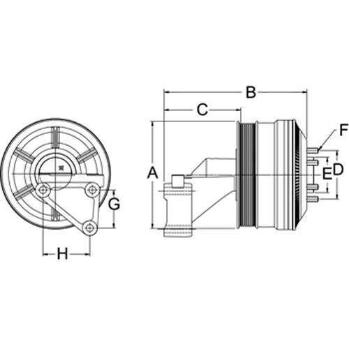 Horton 99A9057 Engine Cooling Fan Clutch