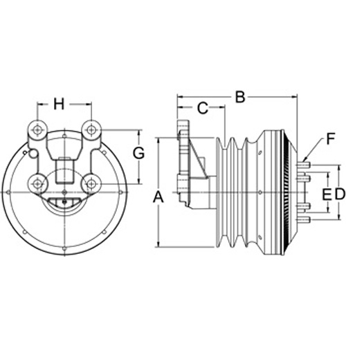 Horton 99A9087 Engine Cooling Fan Clutch