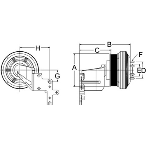 Horton 99A9165 Engine Cooling Fan Clutch