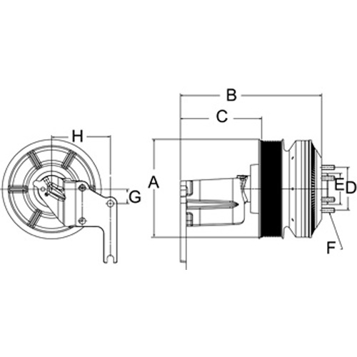Horton 99A9238 Engine Cooling Fan Clutch