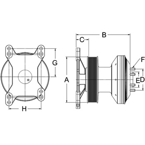 Horton 99A9268 Engine Cooling Fan Clutch