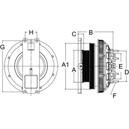 Horton 99A9293-2 Engine Cooling Fan Clutch