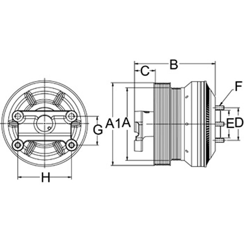 Horton 99A9307 Engine Cooling Fan Clutch