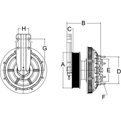 Horton 99A9319-2 Engine Cooling Fan Clutch