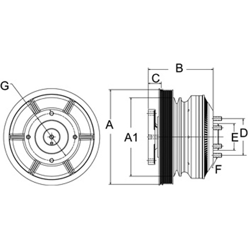 Horton 99A9467 Engine Cooling Fan Clutch