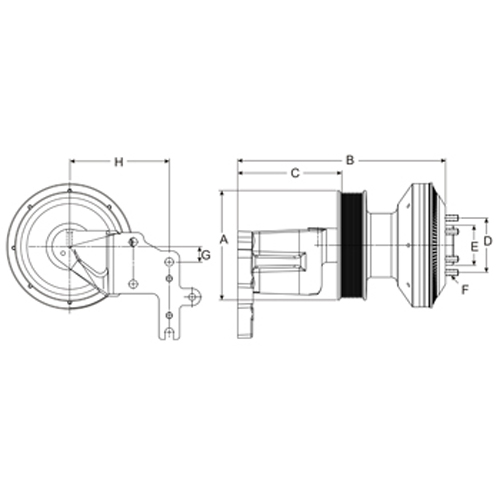Horton 99A9512 Engine Cooling Fan Clutch