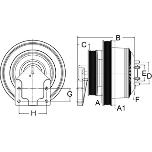 Horton 99A9526 Engine Cooling Fan Clutch