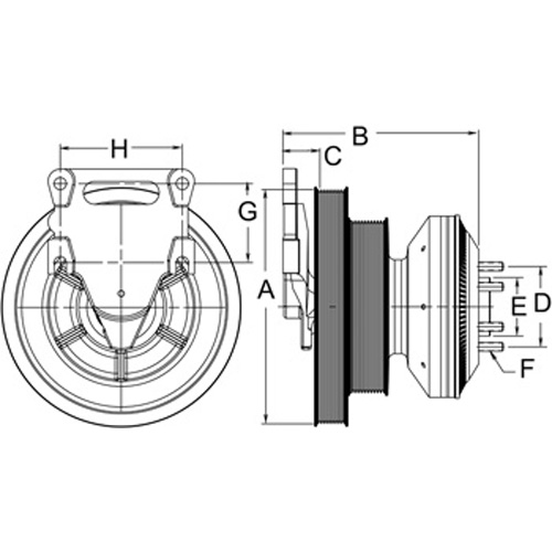 Horton 99A9531 Engine Cooling Fan Clutch