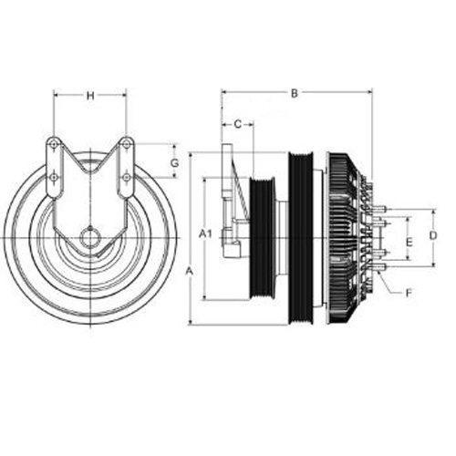 Horton 99A9547-2 Engine Cooling Fan Clutch