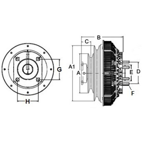 Horton 99A9557-2 Engine Cooling Fan Clutch