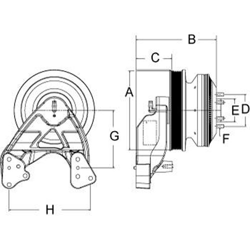 Horton 99A9562 Engine Cooling Fan Clutch