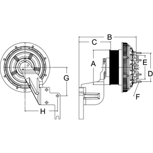 Horton 99A9569-2 Engine Cooling Fan Clutch