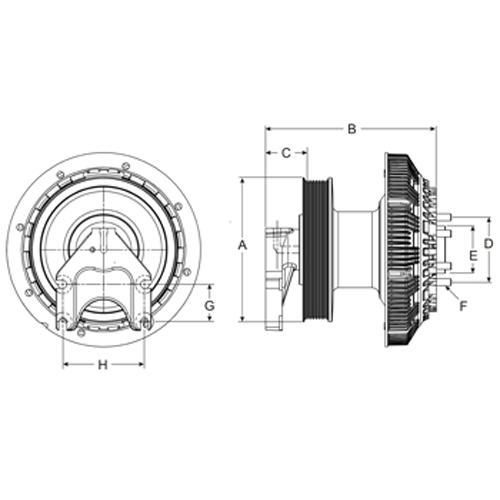 Horton 99A9580-2 Engine Cooling Fan Clutch