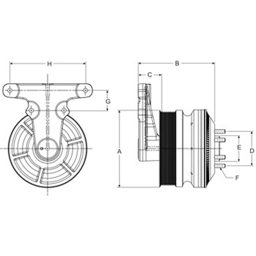 Horton 99A9584 Engine Cooling Fan Clutch