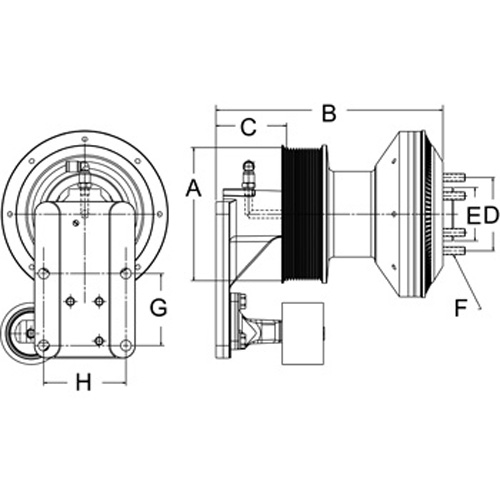 Horton 99A9594 Engine Cooling Fan Clutch