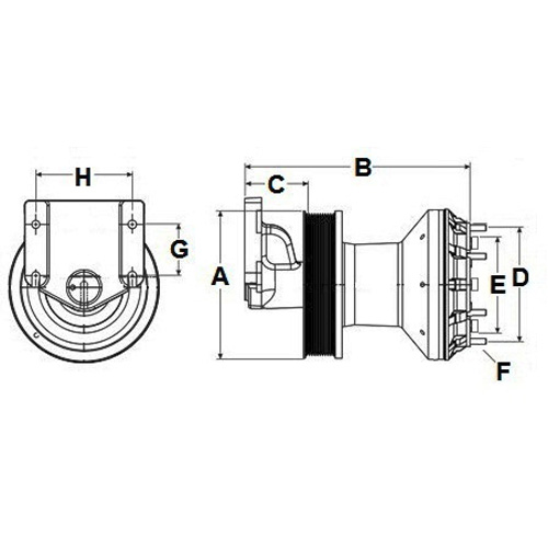 Horton 99A9604 Engine Cooling Fan Clutch