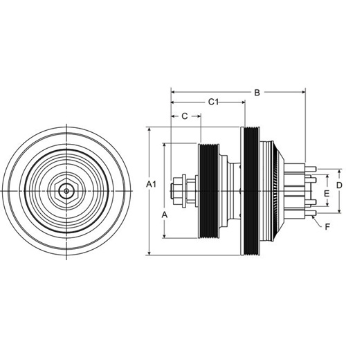Horton 99A9607 Engine Cooling Fan Clutch