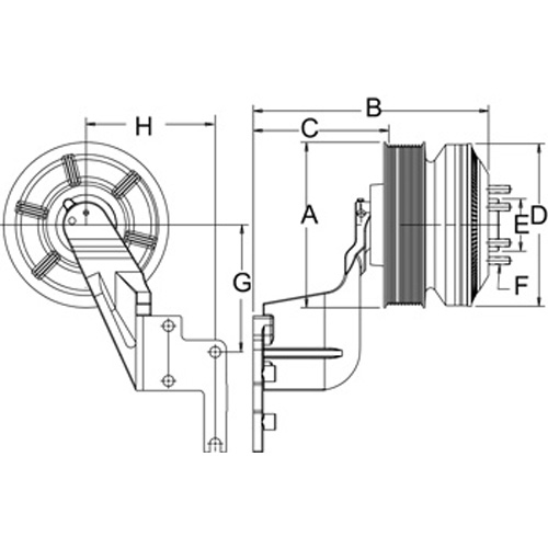 Horton 99A9612 Engine Cooling Fan Clutch