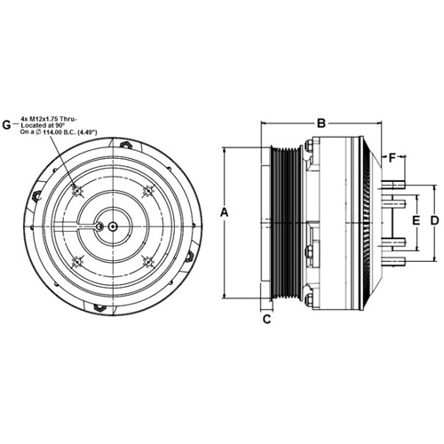 Horton 99A9624 Engine Cooling Fan Clutch