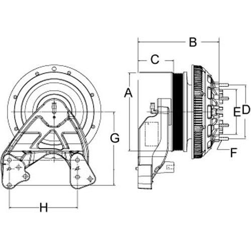 Horton 99A9625 Engine Cooling Fan Clutch