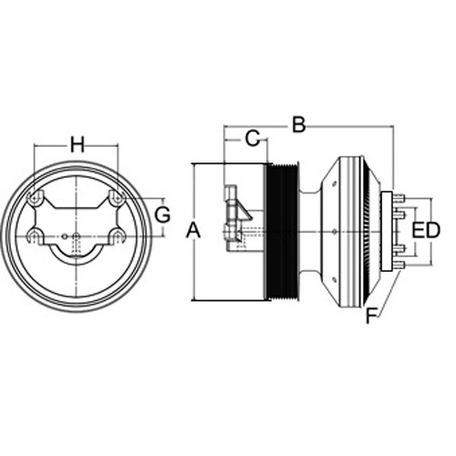 Horton 99A9630 Engine Cooling Fan Clutch