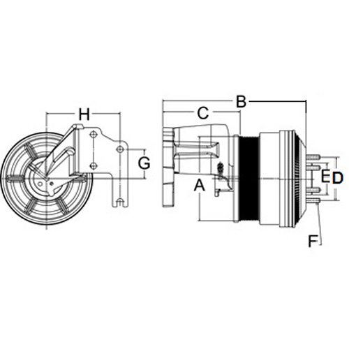 Horton 99A9632 Engine Cooling Fan Clutch