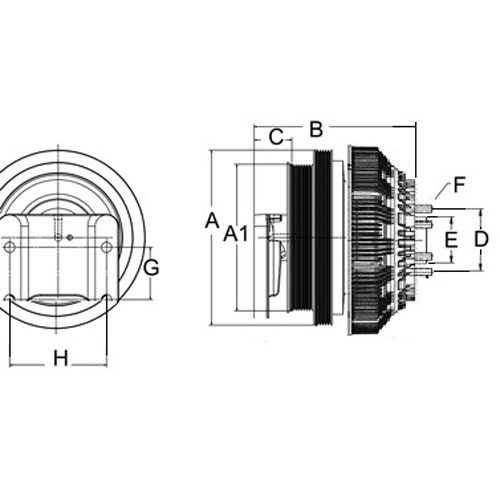 Horton 99A9642-2 Engine Cooling Fan Clutch