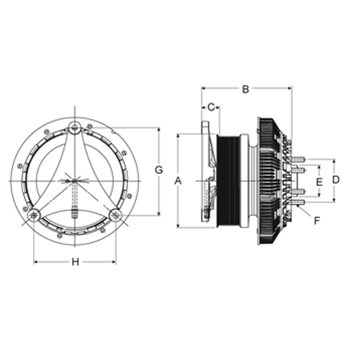 Horton 99A9646-2 Engine Cooling Fan Clutch