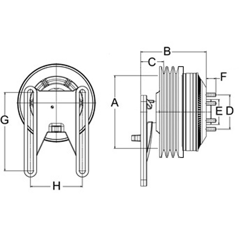 Horton 99A9648 Engine Cooling Fan Clutch